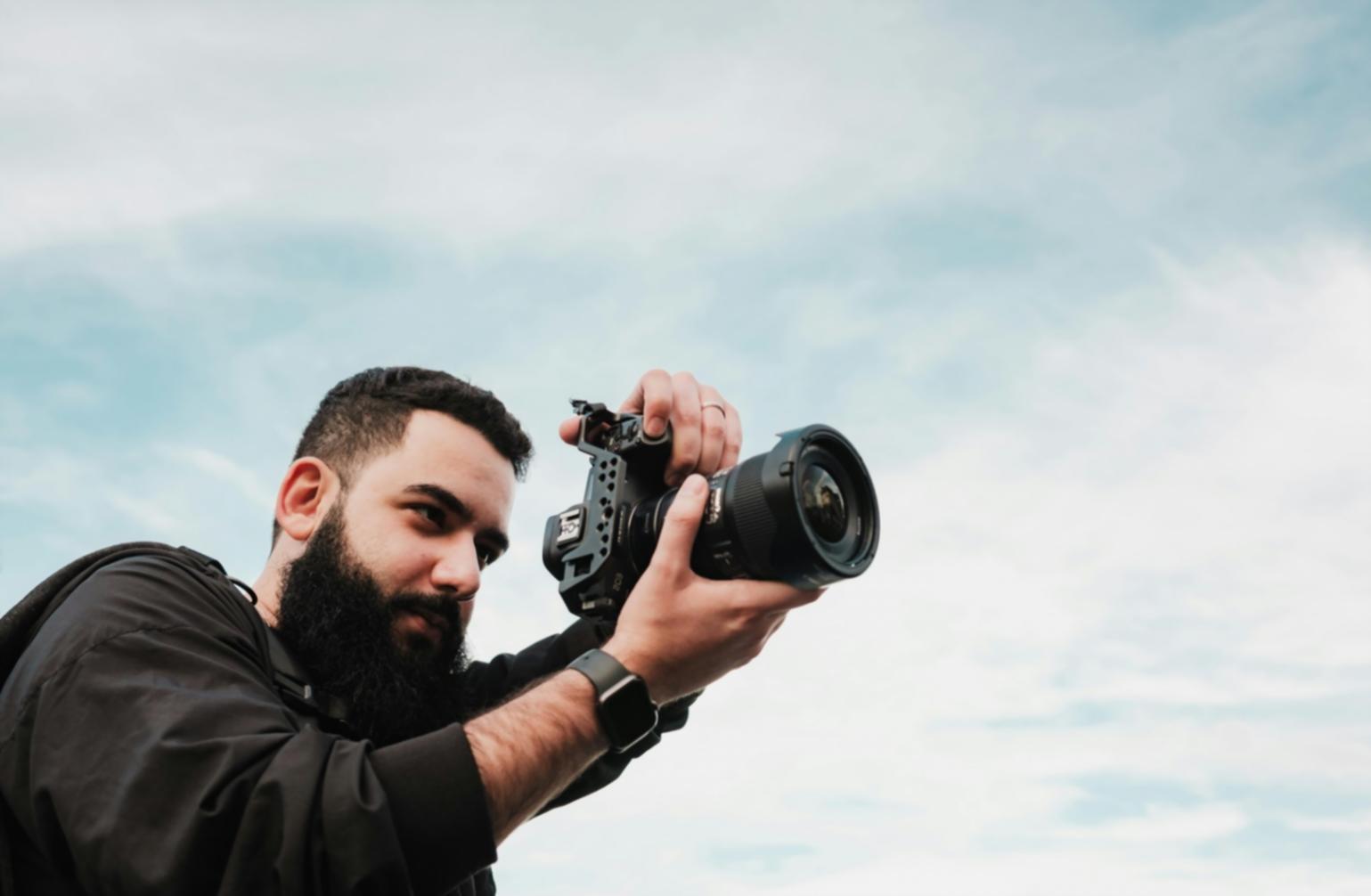 Macro photography field work setup
